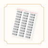 Weather Blocks Mini Rainy Bubba Bear Studios Weather Blocks Stickers