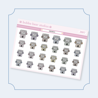 Audiobook Standard Muted Bubba Bear Studios Audiobook Stickers