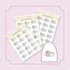 Dinosnore Bear Mini Buy All (Set of 3) Bubba Bear Studios Dinosnore Bear Stickers
