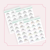 DNF Book Bear Box Mini Buy All (Set of 4) Bubba Bear Studios DNF Book Bear Box Stickers