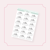 DNF Book Bear Box Mini White Bubba Bear Studios DNF Book Bear Box Stickers