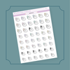Question Boo Half Sheet Bubba Bear Studios Question Boo Stickers