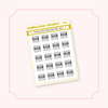 Peeking Thru Blinds Bear Mini Sheet Bubba Bear Studios Peeking Thru Blinds Bear Stickers