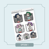 Girly Pop - Jinx Option 1 Bubba Bear Studios Girly Pop - Jinx Stickers