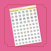 Credit Card Icon Square Half Sheet Bubba Bear Studios Credit Card Icon Square Stickers