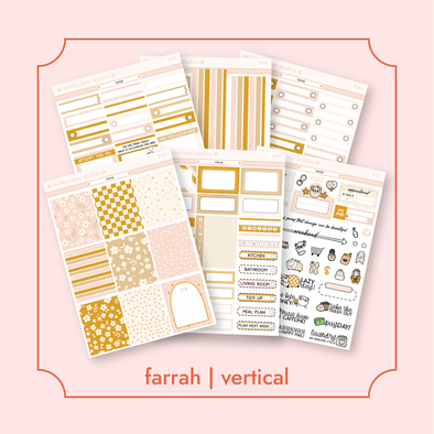 VERTICAL - Farrah VERTICAL Full Kit Bubba Bear Studios VERTICAL - Farrah Stickers