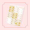 VERTICAL - Farrah VERTICAL Page 6 - Checklists Bubba Bear Studios VERTICAL - Farrah Stickers