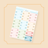 VERTICAL - Beach You To It VERTICAL Page 6 - Checklists Bubba Bear Studios VERTICAL - Beach You To It Stickers