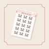 Giraffe Date Mini Sheet Bubba Bear Studios Giraffe Date Stickers