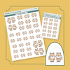 In Trouble Fox Couple Buy All (Set of 2) Bubba Bear Studios In Trouble Fox Couple Stickers