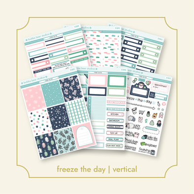 VERTICAL - Freeze The Day VERTICAL Full Kit Bubba Bear Studios VERTICAL - Freeze The Day Stickers