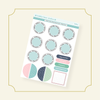 VERTICAL - Freeze The Day BBS PLANNER - ARCHED VERTICAL ADD-ON - Framed Circle Bubba Bear Studios VERTICAL - Freeze The Day Stickers