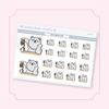 Need Caffeine Bear Quarter Sheet Bubba Bear Studios Need Caffeine Bear Stickers