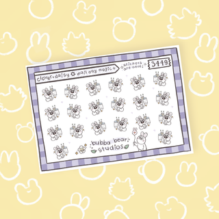 Clover + Daisy || Mail Day Magic Bubba Bear Studios Clover + Daisy || Mail Day Magic Stickers
