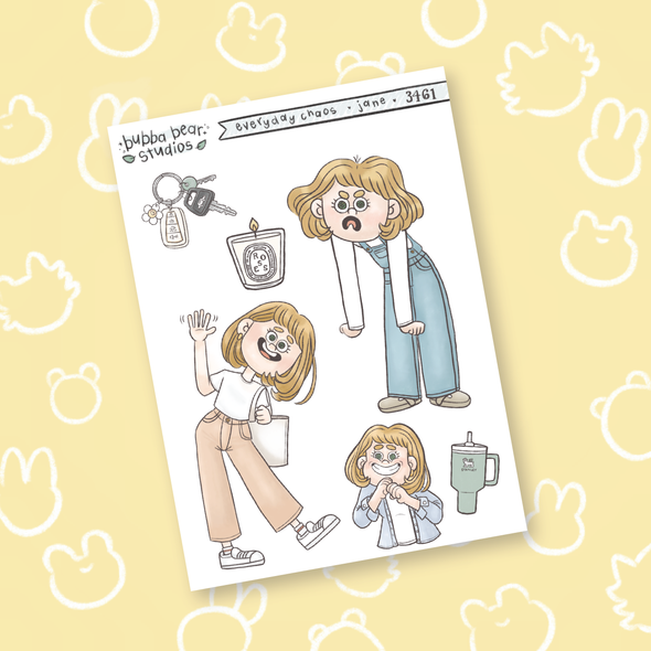 Everyday Chaos || Girl Deco Sheet
