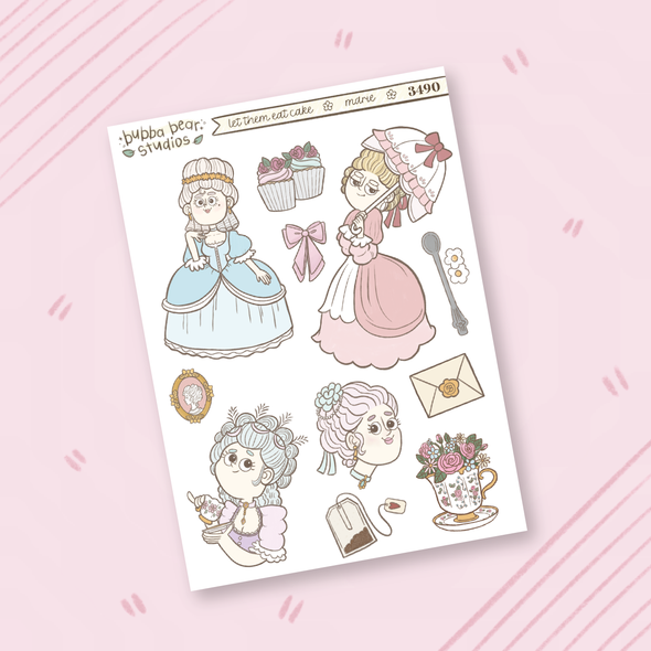Let Them Eat Cake || Girl Deco Sheet