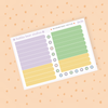 Hobonichi Cousin DAILY - No Plans, No Problems Bubba Bear Studios Hobonichi Cousin DAILY - No Plans, No Problems Stickers