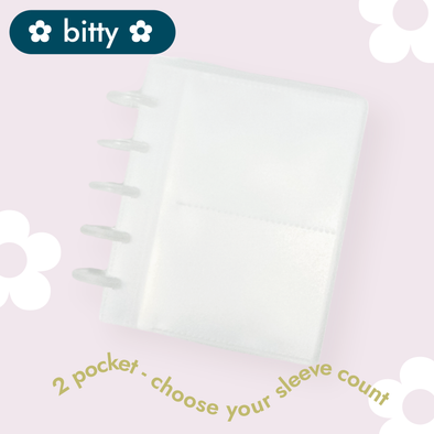 ✿ BITTY ✿ 2-Pocket Sticker Storage Disc Album Starter Pack Bubba Bear Studios ✿ BITTY ✿ 2-Pocket Sticker Storage Disc Album Starter Pack photo album