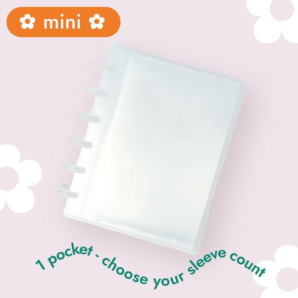 ✿ MINI ✿ 1-Pocket Sticker Storage Disc Album Starter Pack
