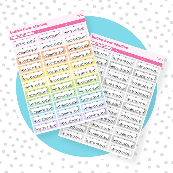 Habit Trackers Buy All (Set of 2) Bubba Bear Studios Habit Trackers