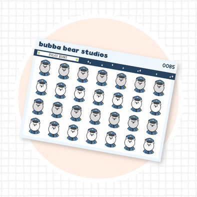 Police Bears Bubba Bear Studios Police Bears