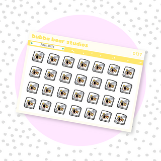 Pizza Boxes Minimal Bubba Bear Studios Pizza Boxes