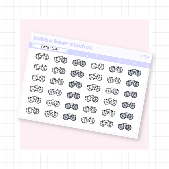 Contact Cases Minimal Bubba Bear Studios Contact Cases