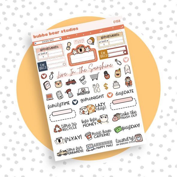 VERTICAL - Golden Daze VERTICAL Page 3 - Icons Bubba Bear Studios VERTICAL - Golden Daze