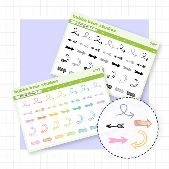 Arrows: Sampler II Buy All (Set of 2) Bubba Bear Studios Arrows: Sampler II