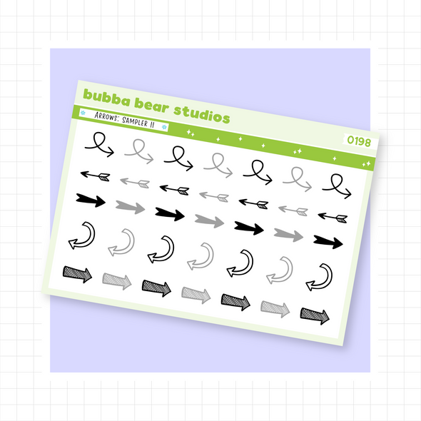 Arrows: Sampler II Minimal Bubba Bear Studios Arrows: Sampler II