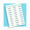 Date Covers Print Aqua Bubba Bear Studios Date Covers