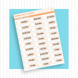 Date Covers Print Orange Bubba Bear Studios Date Covers