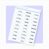 Date Covers Script Blue Bubba Bear Studios Date Covers