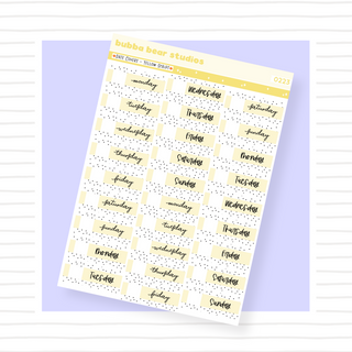 Date Covers Script Yellow Bubba Bear Studios Date Covers