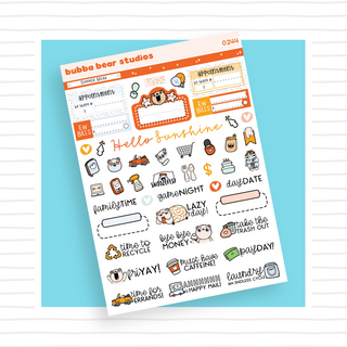 VERTICAL - Summer Break VERTICAL Page 3 - Icons Bubba Bear Studios VERTICAL - Summer Break