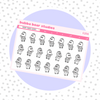 Happy Nurse Bears Minimal Bubba Bear Studios Happy Nurse Bears
