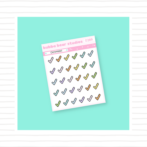 Checkmark Colorful Bubba Bear Studios Checkmark