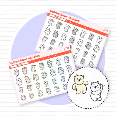 TikTok Bears Buy All (Set of 2) Bubba Bear Studios TikTok Bears