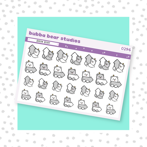 Arrow Bears Minimal Bubba Bear Studios Arrow Bears