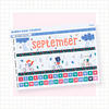 Vertical - September - Fresh Air Page I - Month Cover & Date Numbers Bubba Bear Studios Vertical - September - Fresh Air