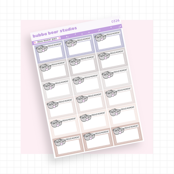 Proud Moment Boxes Neutral Bubba Bear Studios Proud Moment Boxes