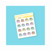 Cat Bath Colorful Bubba Bear Studios Cat Bath