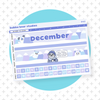 Vertical - December - Yeti Season Page I - Month Cover & Date Numbers Bubba Bear Studios Vertical - December - Yeti Season