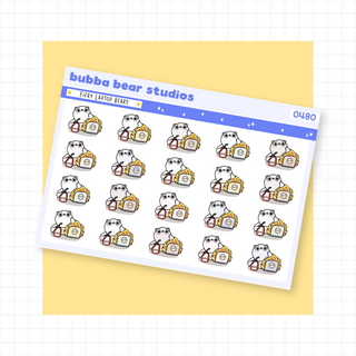 Fiery Laptop Bears Neutral Bubba Bear Studios Fiery Laptop Bears