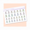 Despair Bear Colorful Bubba Bear Studios Despair Bear Stationery
