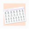 Despair Bear Minimal Bubba Bear Studios Despair Bear Stationery