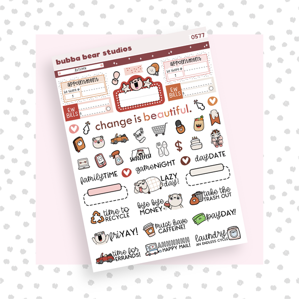 VERTICAL - Autumn VERTICAL Page 3 - Icons Bubba Bear Studios VERTICAL - Autumn