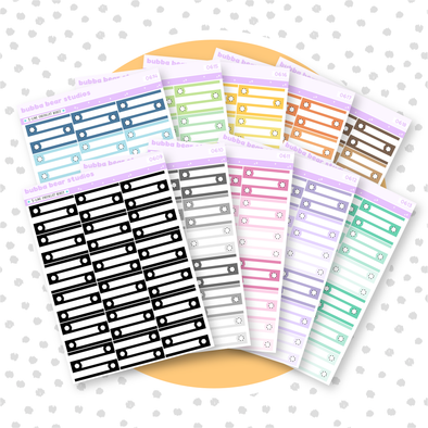 3-Line Checklist Boxes