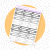 3-Line Checklist Boxes Grey Bubba Bear Studios 3-Line Checklist Boxes Stationery