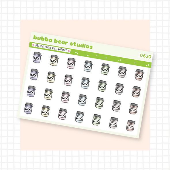 Prescription Pill Bottles Muted Bubba Bear Studios Prescription Pill Bottles